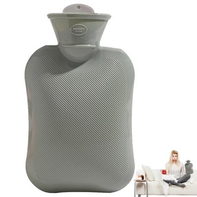 Торбичка за гореща вода Удебелена топла вода за ръце Мини 500 мл торбичка за топла вода за жени Горещ компрес Облекчаване на болки от главоболие Крампи