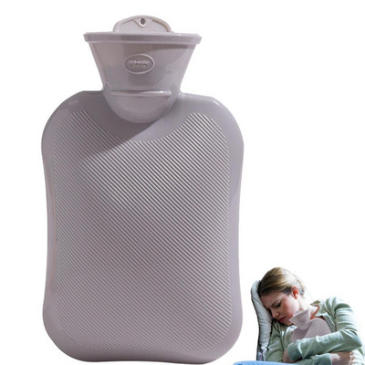 Karšto vandens maišelis sutirštintas karšto vandens rankų šildytuvas mini 500 ml šilto vandens maišelis moterims karštas kompresas, malšinantis galvos skausmą, mėšlungį