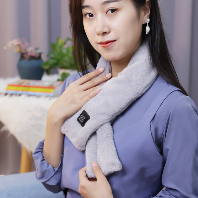 Elektromos téli nyakkendő Hőmérséklet állítás Fűtés Nyakkendő Puha, kényelmes, tökéletes ajándékok szabadtéri kempingezéshez