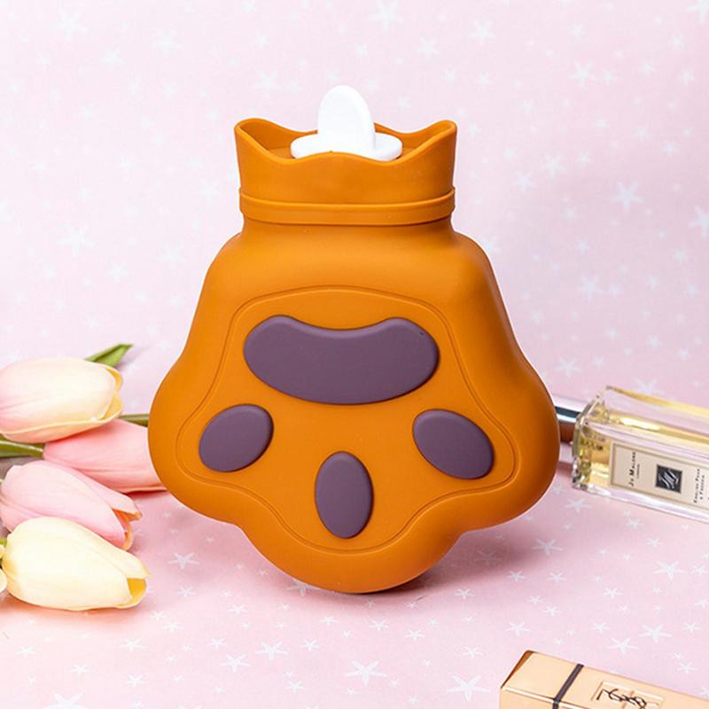 Σακούλα ζεστού νερού Μαλακό κάλυμμα Ζεστό τσάντα νερού Γεμίστε νερό CartoonΘερμό μπουκάλι νερού για κρεβάτι Θερμάντης χεριών και ποδιών για άνδρες και γυναίκες