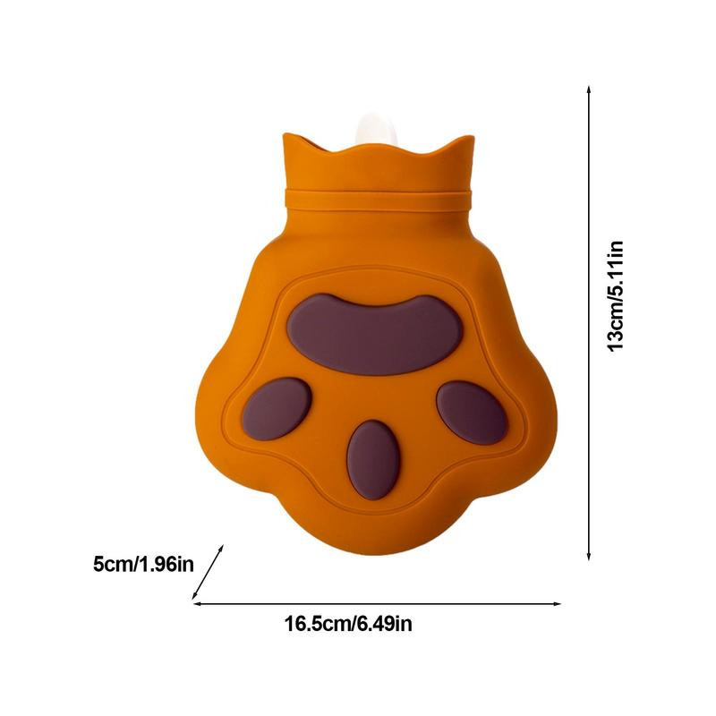 Σακούλα ζεστού νερού Μαλακό κάλυμμα Ζεστό τσάντα νερού Γεμίστε νερό CartoonΘερμό μπουκάλι νερού για κρεβάτι Θερμάντης χεριών και ποδιών για άνδρες και γυναίκες