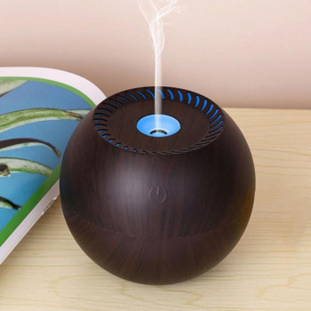 130ml LED Air Humidifier Mini Portable Aroma Diffuser Essential Oil Humidifier Home Defuser with Night Light Aromatherapy Aroma