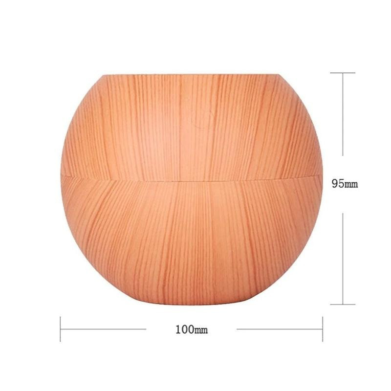 130 ml-es LED légpárásító mini hordozható aromadiffúzor illóolajos párásító otthoni párásító éjszakai fény aromaterápiás aromával