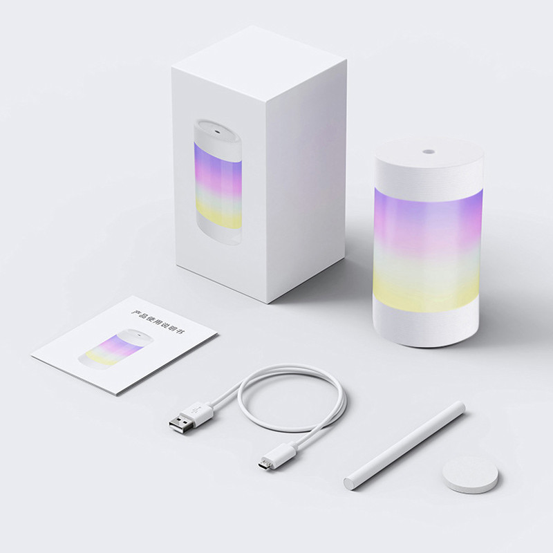 300 ml elektromos légpárásító hordozható aromaterápiás diffúzor Illattisztító otthoni légfrissítő irodai autó éjszakai fénnyel