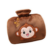 Μπουκάλι ζεστού νερού με κάλυμμα PVC Τσάντα ζεστού νερού για πόνους στους ώμους στον αυχένα Χέρι πόδια J78C