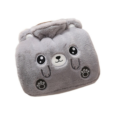 Μπουκάλι ζεστού νερού με κάλυμμα PVC Τσάντα ζεστού νερού για πόνους στους ώμους στον αυχένα Χέρι πόδια J78C