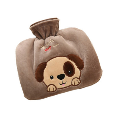 Μπουκάλι ζεστού νερού με κάλυμμα PVC Τσάντα ζεστού νερού για πόνους στους ώμους στον αυχένα Χέρι πόδια J78C