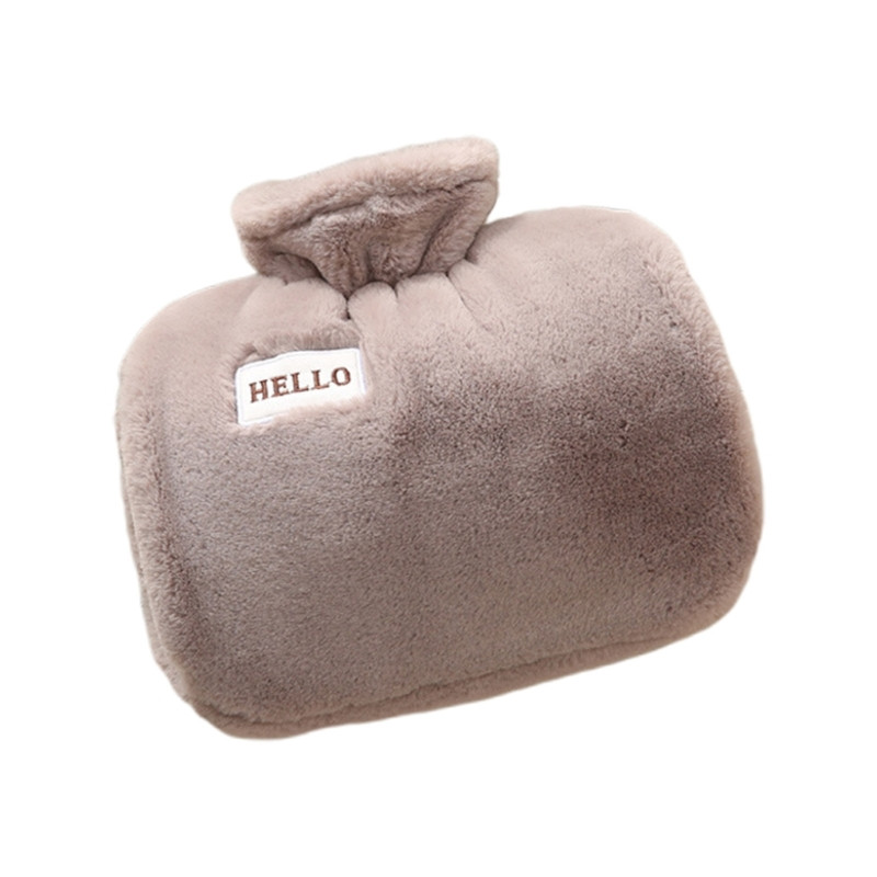 Μπουκάλι ζεστού νερού με κάλυμμα PVC Τσάντα ζεστού νερού για πόνους στους ώμους στον αυχένα Χέρι πόδια J78C