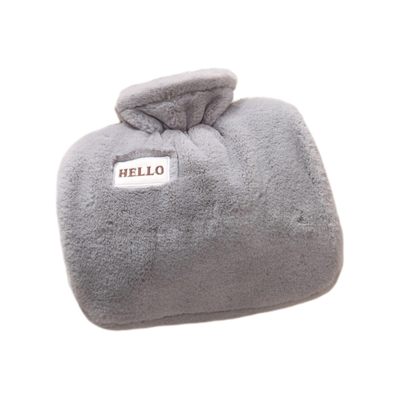 Μπουκάλι ζεστού νερού με κάλυμμα PVC Τσάντα ζεστού νερού για πόνους στους ώμους στον αυχένα Χέρι πόδια J78C