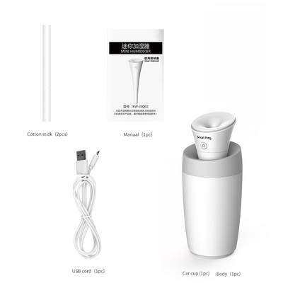 Υγραντήρας αέρα USB Mini Diffuser for Home Water Tank 5V Smart Humidificador Mist Maker Φορητός υγραντήρας αυτοκινήτου