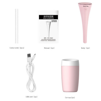 Υγραντήρας αέρα USB Mini Diffuser for Home Water Tank 5V Smart Humidificador Mist Maker Φορητός υγραντήρας αυτοκινήτου