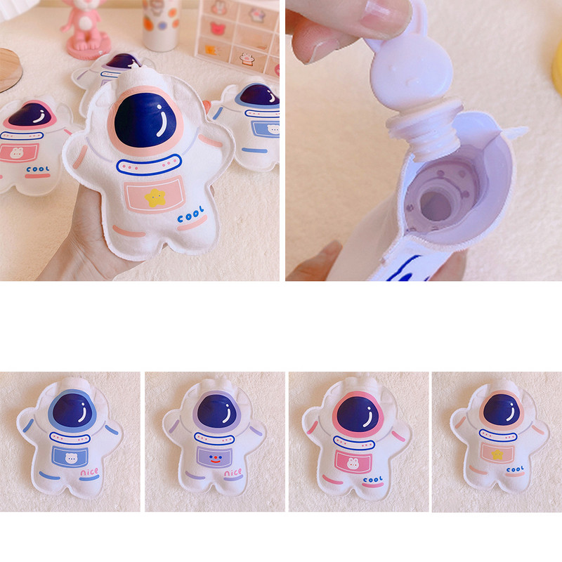 1Pc Lovely Cartoon Hand Po Μπουκάλι ζεστού Νερού Μίνι Μπουκάλια ζεστού Νερού Φορητά Hand Warmer Girls Pocket Hand Feet Hot Water Bag