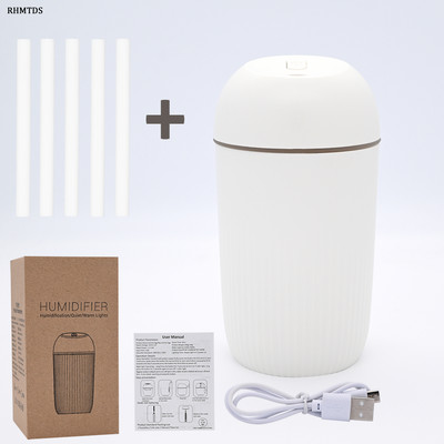 Légpárásító USB illóolaj aroma diffúzor illóolaj diffúzor LED éjszakai fény ködkészítő illóolaj párásítóval