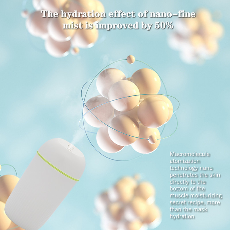 Légpárásító USB illóolaj aroma diffúzor illóolaj diffúzor LED éjszakai fény ködkészítő illóolaj párásítóval