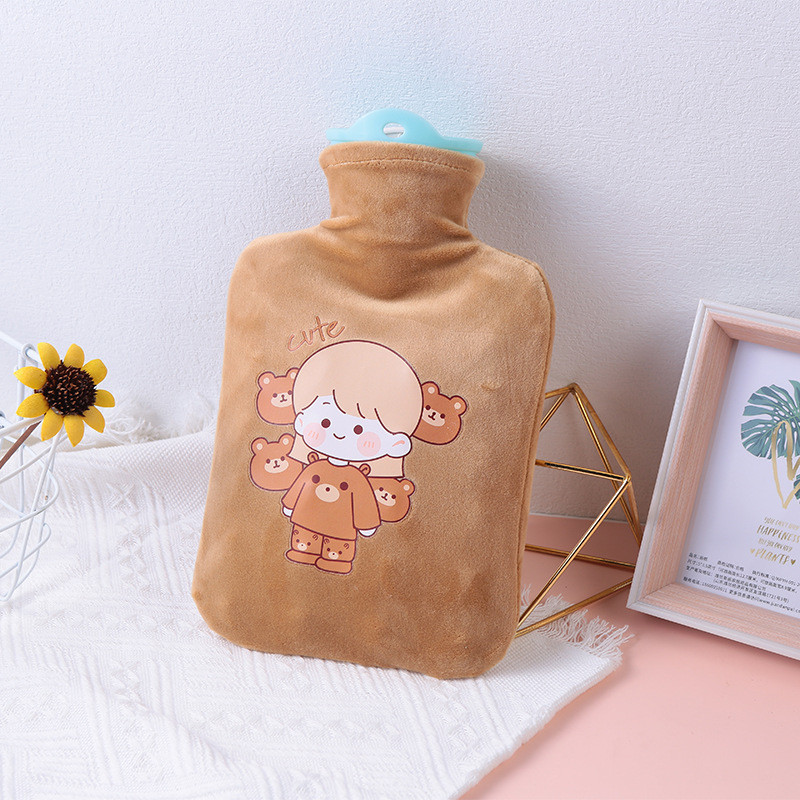 Melegvizes táska Vízzel tölthető melegvizes táska női meleg hasú kezek és lábak számára. Melegvizes palack táska