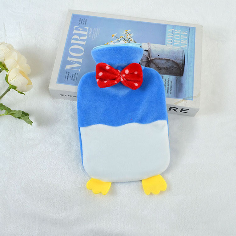 Népszerű plüss vízinjekciós melegvizes táska rajzfilm Aranyos melegvizes táska Fiziológiai meleg kézmeleg gyomortáska