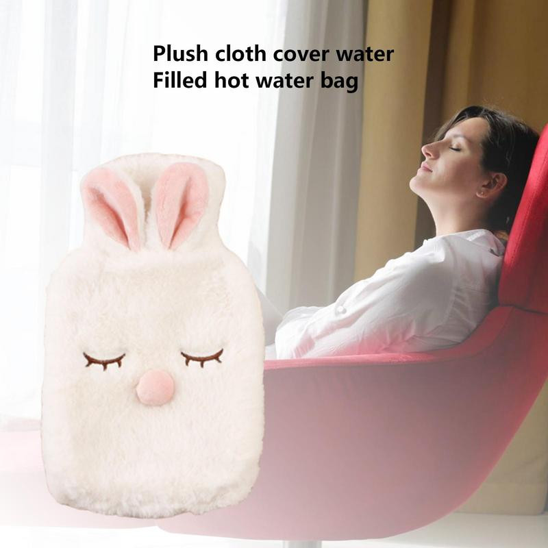 Cartoon Plush kuumaveekott | Sügis- ja talvine perfusioon naiste kätesoojendaja | Lihtne kasutada talvekink perele