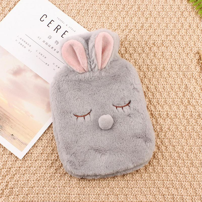 Cartoon Plush kuumaveekott | Sügis- ja talvine perfusioon naiste kätesoojendaja | Lihtne kasutada talvekink perele