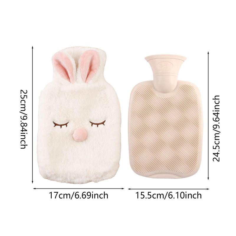 Cartoon Plush kuumaveekott | Sügis- ja talvine perfusioon naiste kätesoojendaja | Lihtne kasutada talvekink perele