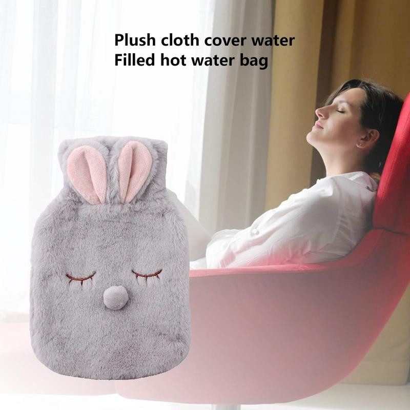 Cartoon Plush kuumaveekott | Sügis- ja talvine perfusioon naiste kätesoojendaja | Lihtne kasutada talvekink perele