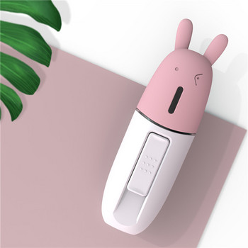 Сладък заек Преносим овлажнител за лице Електрически USB ръчен уред за водна мъгла Въздушно охлаждане Овлажнители Дифузор за лице Пара