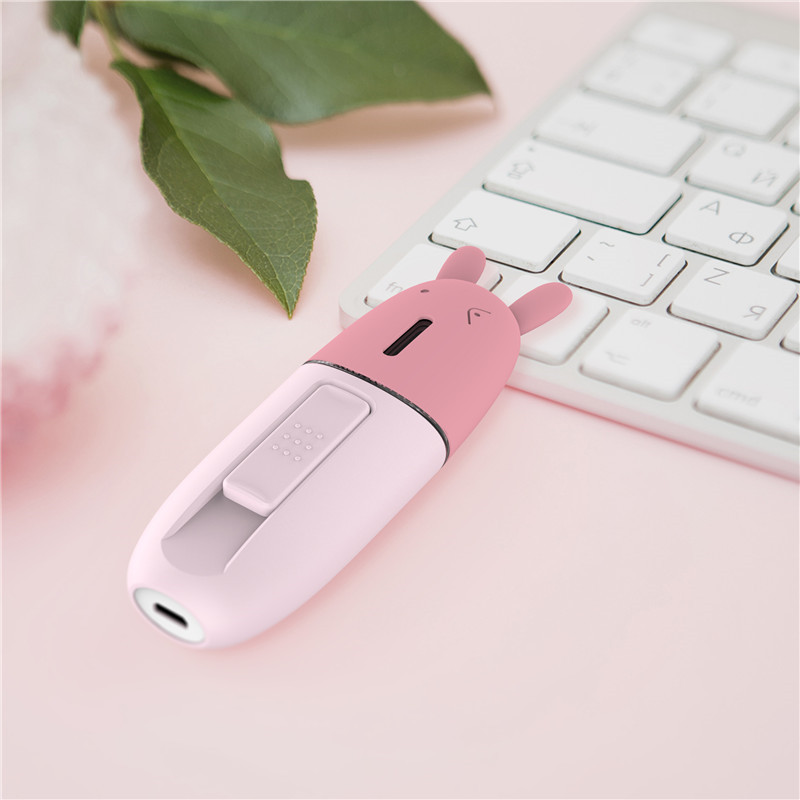 Cute Rabbit hordozható arc-párásító elektromos USB kézi vízpermet készítő léghűtő párásítók diffúzor arcgőzhöz