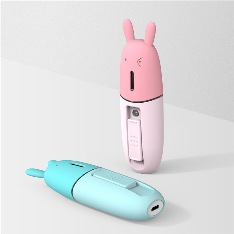 Cute Rabbit hordozható arc-párásító elektromos USB kézi vízpermet készítő léghűtő párásítók diffúzor arcgőzhöz