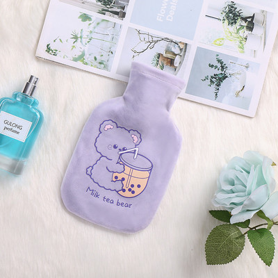 Sticlă drăguță cu apă fierbinte Încălzitor de mâini, portabil, reutilizabil, pentru iarnă