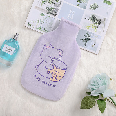 Sticlă drăguță cu apă fierbinte Încălzitor de mâini, portabil, reutilizabil, pentru iarnă