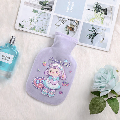 Sticlă drăguță cu apă fierbinte Încălzitor de mâini, portabil, reutilizabil, pentru iarnă