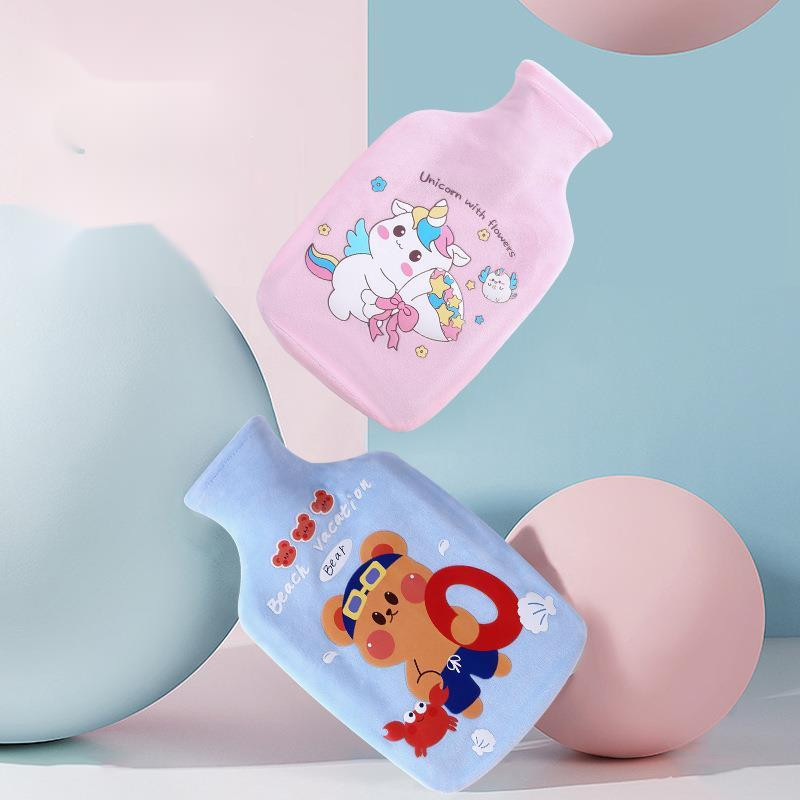 Sticlă drăguță cu apă fierbinte Încălzitor de mâini, portabil, reutilizabil, pentru iarnă