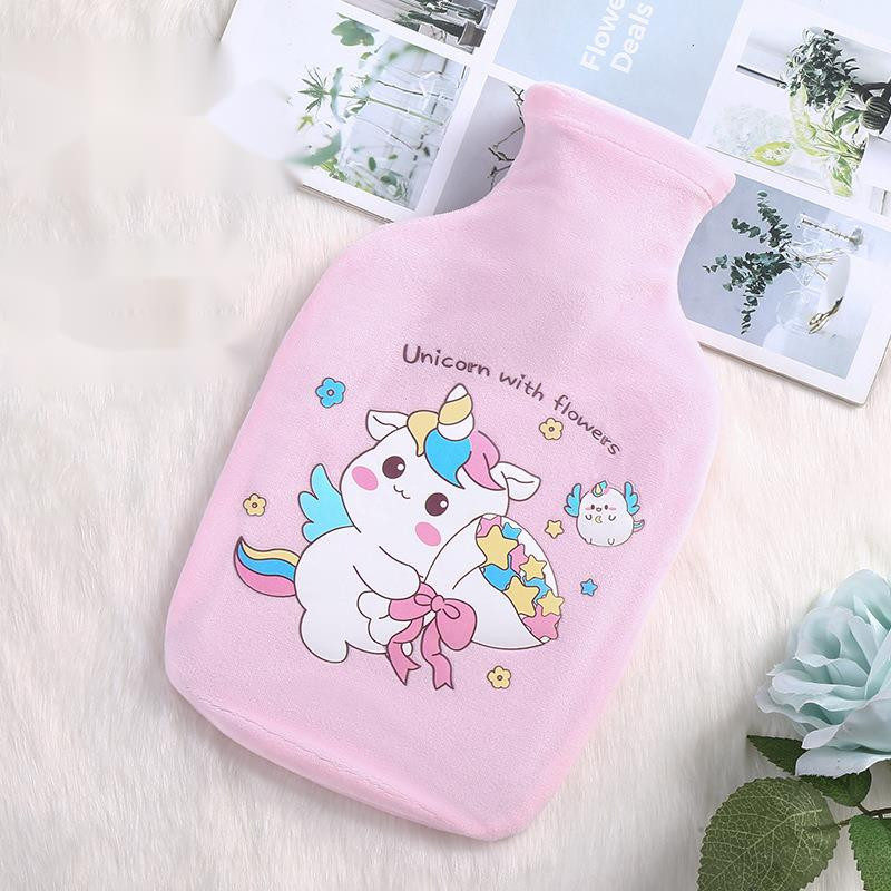 Sticlă drăguță cu apă fierbinte Încălzitor de mâini, portabil, reutilizabil, pentru iarnă