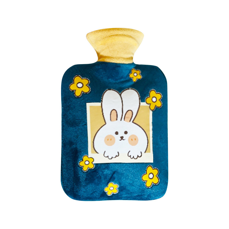 Uus moekujundus 500 ml PVC korduvtäidetav kuumaveepudel Kaasaskantav kuumaveepudel Väike plahvatuskindel pudel kodukaunistus