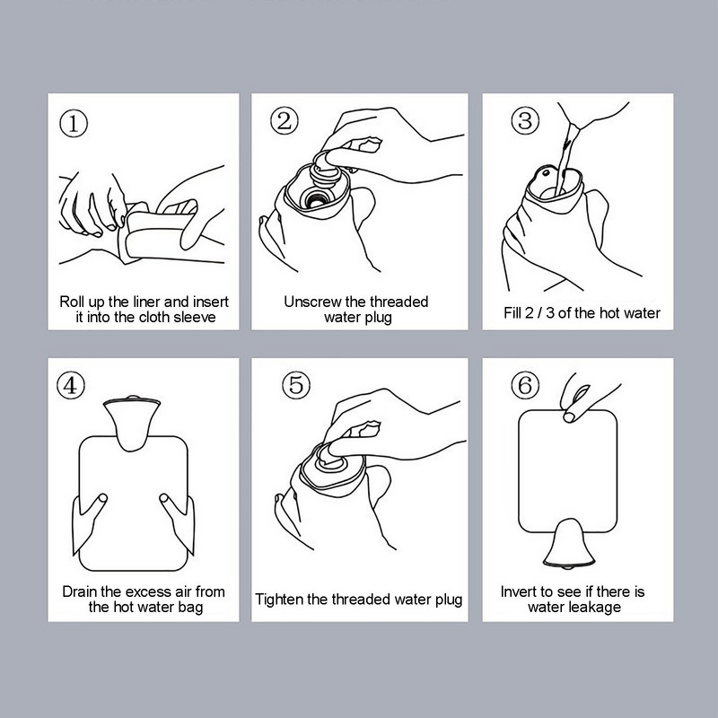 Uus moekujundus 500 ml PVC korduvtäidetav kuumaveepudel Kaasaskantav kuumaveepudel Väike plahvatuskindel pudel kodukaunistus