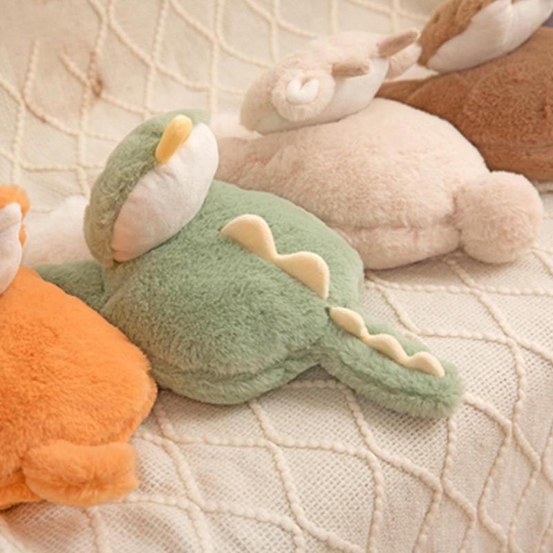 Pungă de apă caldă de desene animate Geantă mică de apă caldă Sticla clasică de cauciuc cu apă caldă sau rece cu capac drăguț pentru animale de pluș pentru burta mâinii