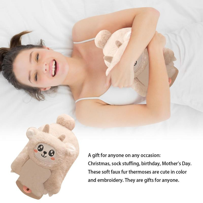 Kuumaveepakk Eemaldatav soojaveepakk Kuumaveepudel kaanega Kuumaveekott kaela ebamugavustunde jaoks käte ja jalgade soojendaja