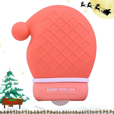 Mini melegvizes palack karácsonyi minikesztyű formázott melegvizes táska melegvizes palackkesztyű melegen tartás segít enyhíteni az izomfájdalmakat