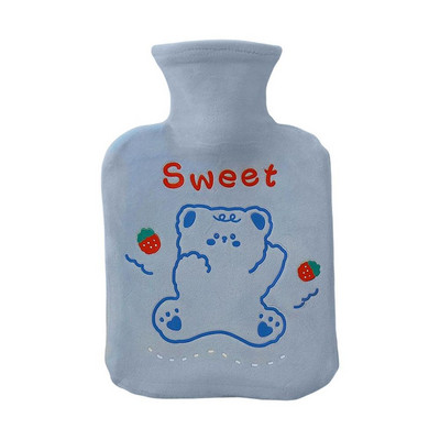 350 ml-es klasszikus melegvizes táska vízbefecskendezéses melegvizes táska Aranyos melegvizes palack táska puha fedelű hordozható kézmelegítő palackok