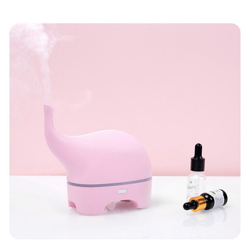 Διαχύτης αρώματος USB Funny Elephant DC 5V Ultrasonic Essential Oil Diffuser LED Humidificador Air Humidifier Fogger