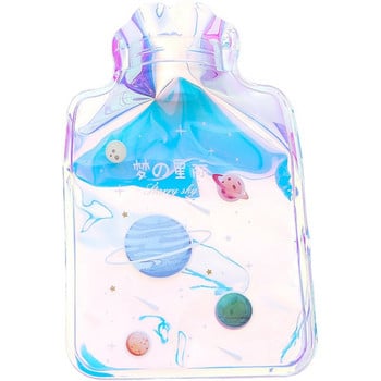 Φορητό χειμωνιάτικο μπουκάλι ζεστού νερού Γυναικείο νερό Χαριτωμένο και ασφαλές, ανθεκτικό στις εκρήξεις, Μίνι φορητό καρτούν