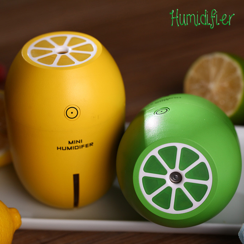 Lemon Mini USB 5V Ultrasonic Humidifier Mist Maker για οικιακό αυτοκίνητο