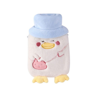 Δώρο ζεστά εργαλεία Μίνι φορητό χαριτωμένο μοτίβο μπουκάλι ζεστού νερού Ασφάλεια Αντιεκρηκτική θερμαντική συσκευή χεριών βελούδινο ζώο κινουμένων σχεδίων