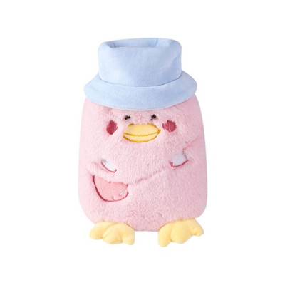Δώρο ζεστά εργαλεία Μίνι φορητό χαριτωμένο μοτίβο μπουκάλι ζεστού νερού Ασφάλεια Αντιεκρηκτική θερμαντική συσκευή χεριών βελούδινο ζώο κινουμένων σχεδίων