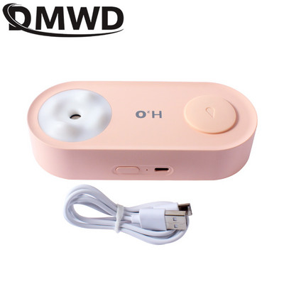 DMWD USB Sticla de apa Umidificator cu ultrasunete Difuzor Fogger Air Mini Electric Aromaterapie Produs de ceata Umidificatoare incarcabile