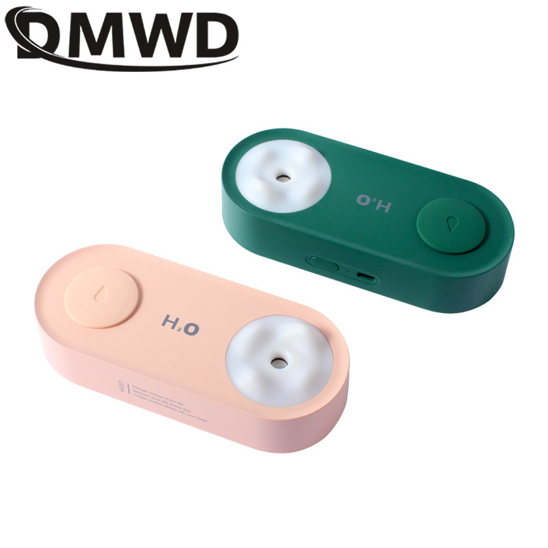 DMWD USB Sticla de apa Umidificator cu ultrasunete Difuzor Fogger Air Mini Electric Aromaterapie Produs de ceata Umidificatoare incarcabile