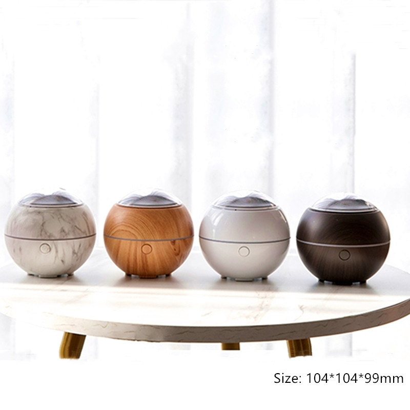 Mountain View ultrahangos aromaterápiás diffúzor, hordozható mini aromaterápiás permetező, USB illóolaj porlasztó, LED lámpa otthon