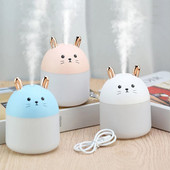 Kawaii Humidifier нощна лампа Cute Air овлажнител дифузер етерични масла дифузер освежител за въздух ароматерапия овлажнители за стая