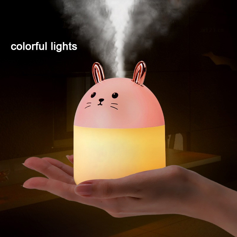 Kawaii Humidifier нощна лампа Cute Air овлажнител дифузер етерични масла дифузер освежител за въздух ароматерапия овлажнители за стая