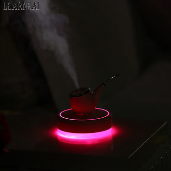 LEARNHAI 110ML Ultrasonic Air Tobacco Pipe Humidifier Mini Diffuser Aroma for Home Car USB Fogger Mist Maker with LED Night Lamp