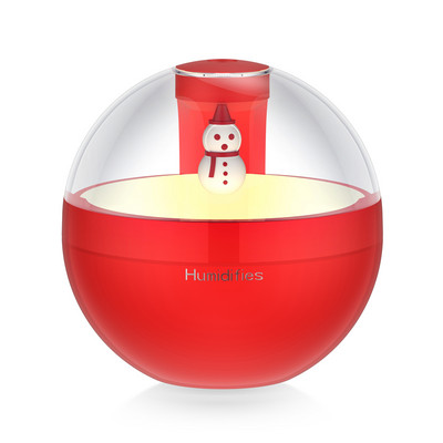 220ML Snowman Mini Humidifier USB Portable Electric Ultrasonic Cool Mist Maker Aromatherapy Oil Diffuser for Christmas Gift